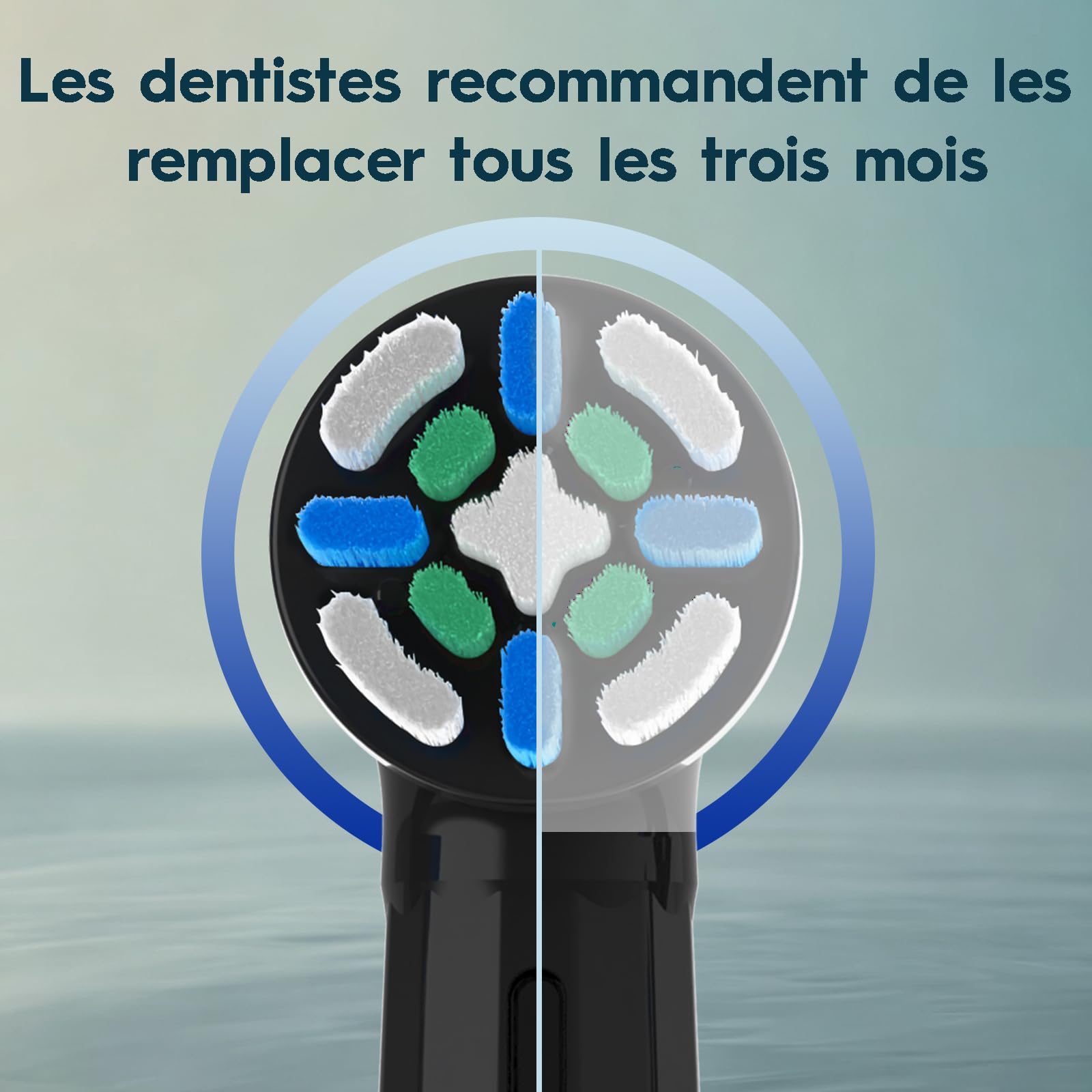 10 pinceles de repuesto compatibles con oral B iO, para adultos