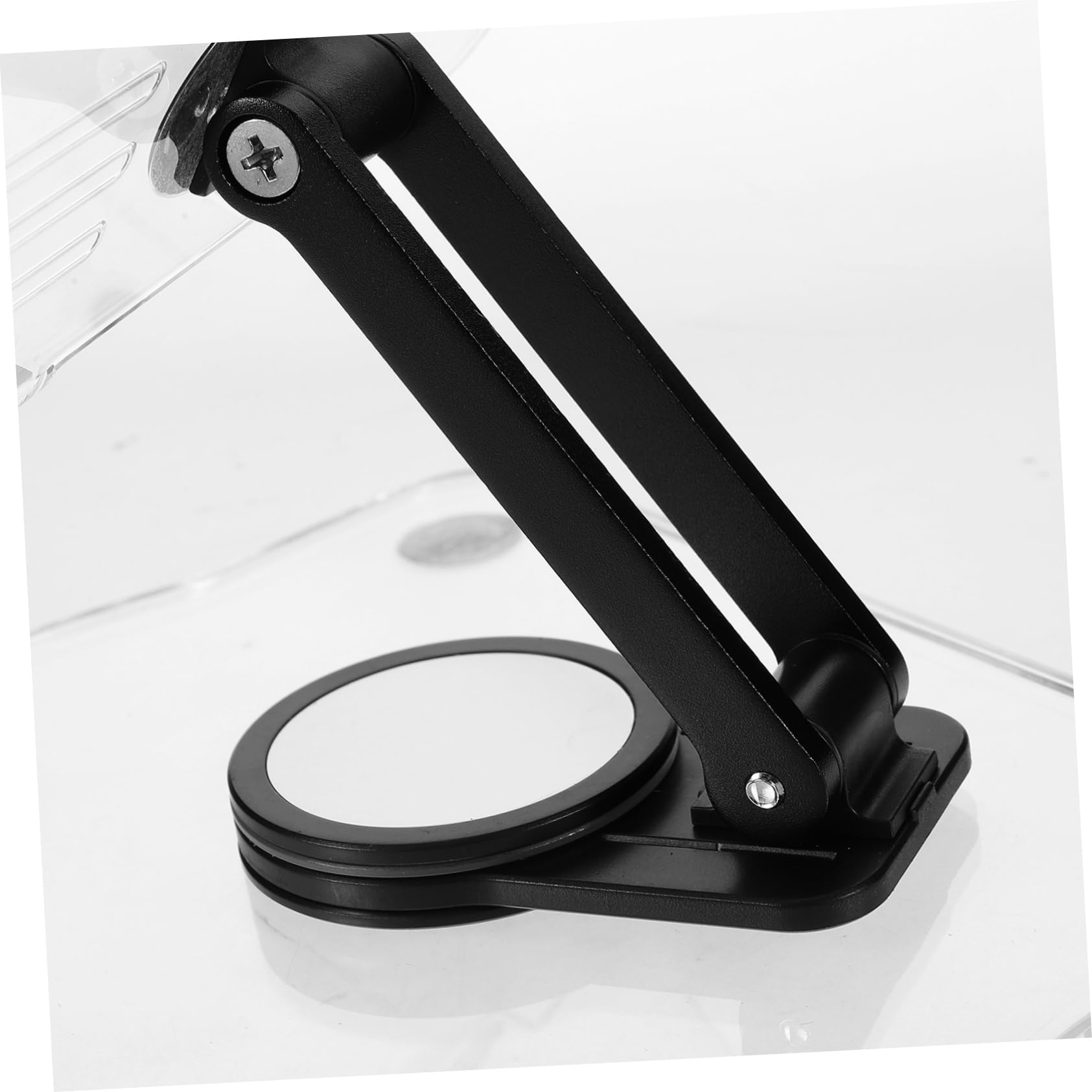 jojofuny Supporto per Tablet Girevole da Tavolo in Acrilico Nero
