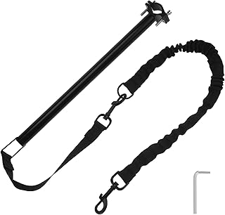 Adjustable Dog Bike Leash Bicycle Dog Walker Leash Bike Attachment for Small Medium Outdoor