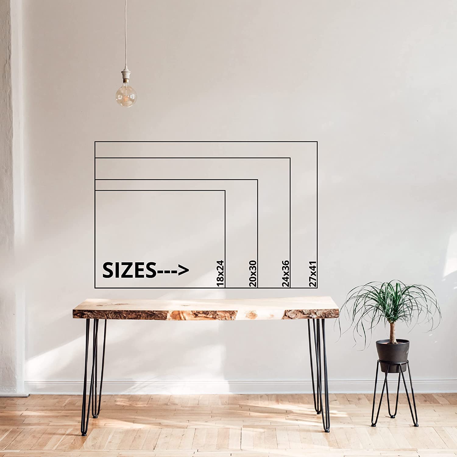 Acrylic Family Calendar for Wall - Large Monthly Calendar - Transparent Lucite Planning Board - Dry Erase Command Center - Home, Office, Kitchen, Entryway Decor