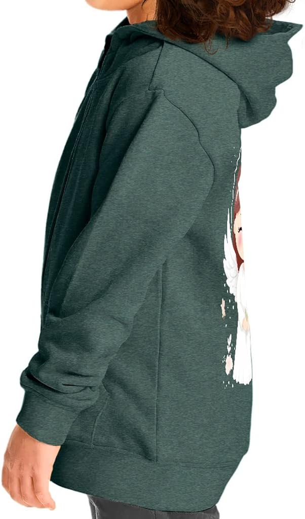 Miniatura 2 de Funny Angel Toddler Full-Zip Hoodie - Graphic Toddler Hoodie - Illustration Kids' Hoodie