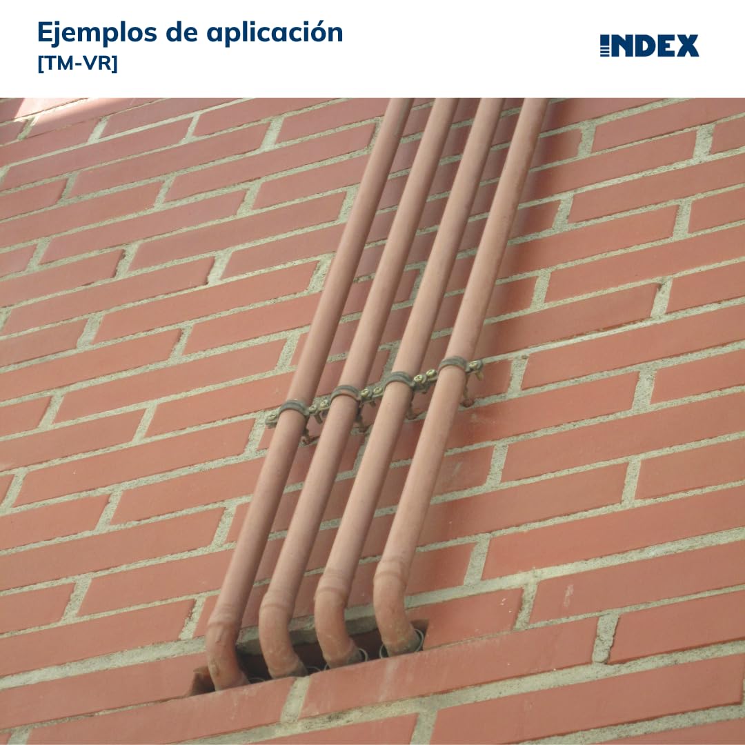 INDEX A PERFECT FIXING - TMVR08065 [TM-VR] Tornillo con manguito para fijar varillas roscadas, Instalación directa o con tacos plásticos, Acero zincado, Medida: M8-Ø6 x 65, Caja de 50 unidades
