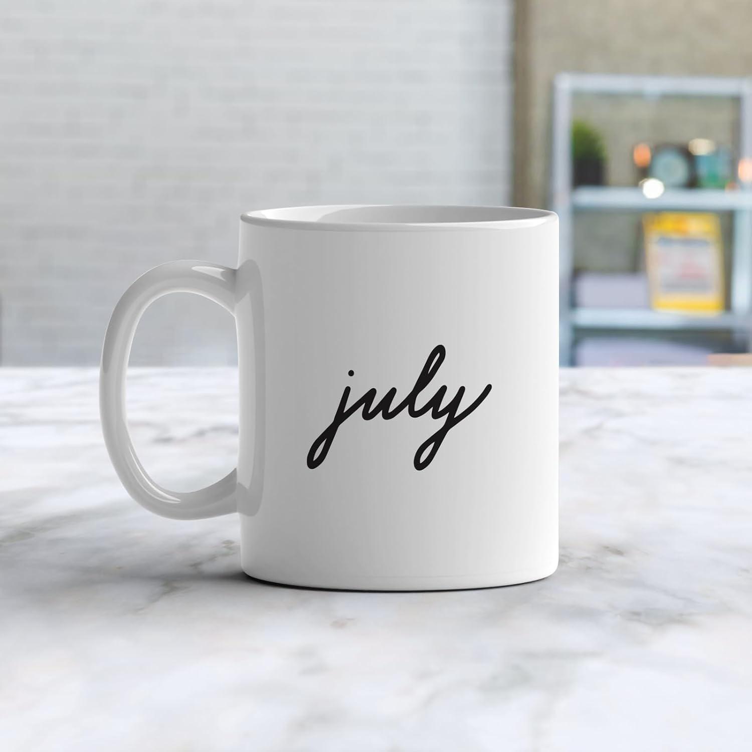 GotPrint Exclusive Monthly Mug Design | Seasonal Ceramic Coffee and Tea Mug | Gift for Men, Women, and Loved Ones on Birthdays, Holidays, and Special Occasions, Mugs by Theme, July, 11 oz