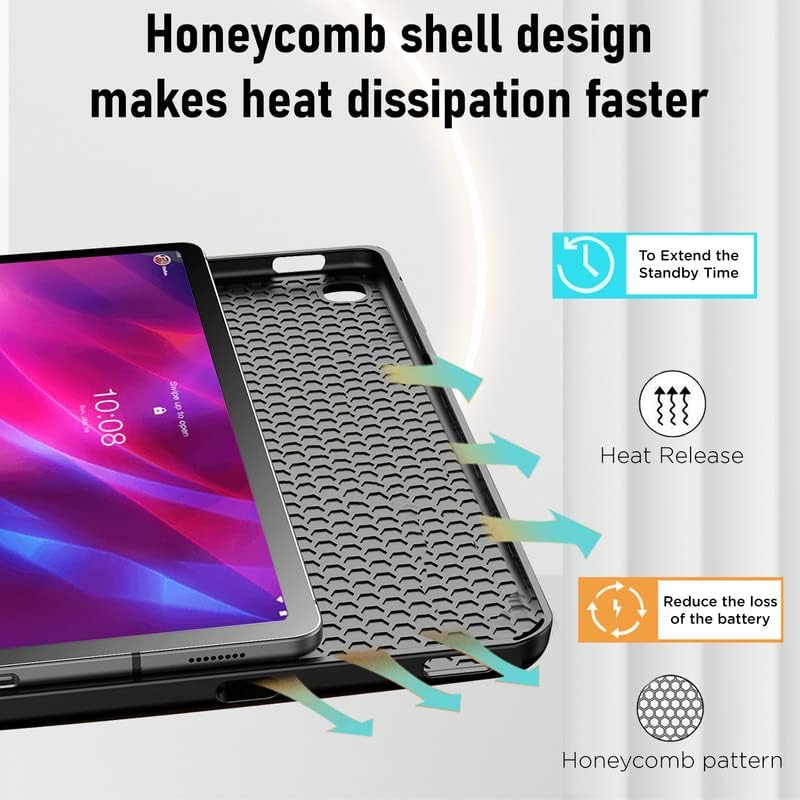 Image of Robustrion Cover for Lenovo Tab P11 Plus Tablet Cover /Lenovo Tab P11 Tablet 11 inch Flip Stand Case Cover [TB-J606F / J606X / J607F] - Deer Purple