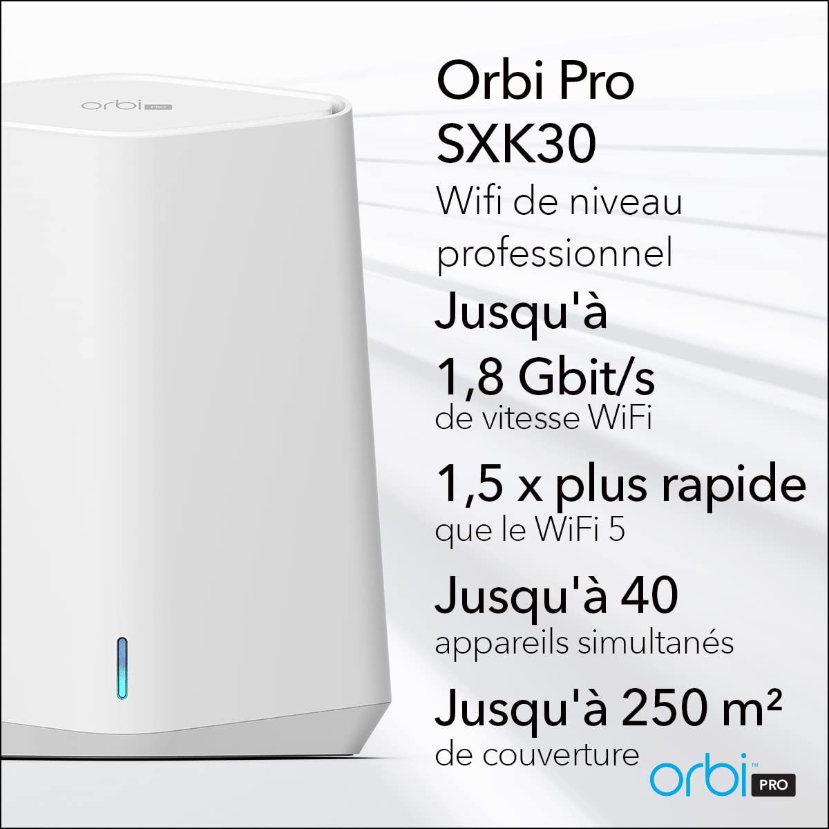 Image secondaire de Système WiFi Mesh Netgear Orbi Pro AX1800 pour Bureau et Maison