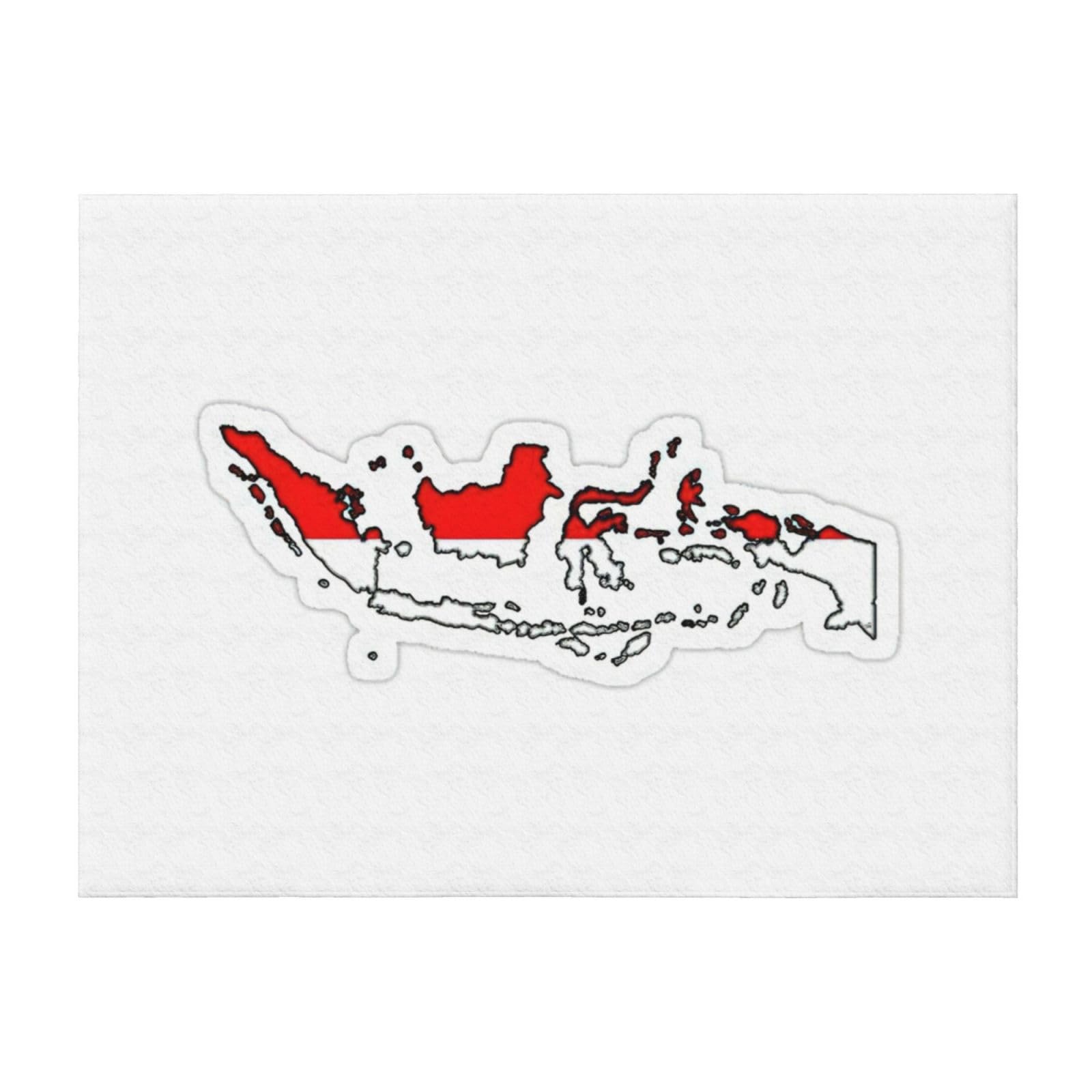 Couverture de lit drapeau indonésien EdWal idée cadeau originale souvenir