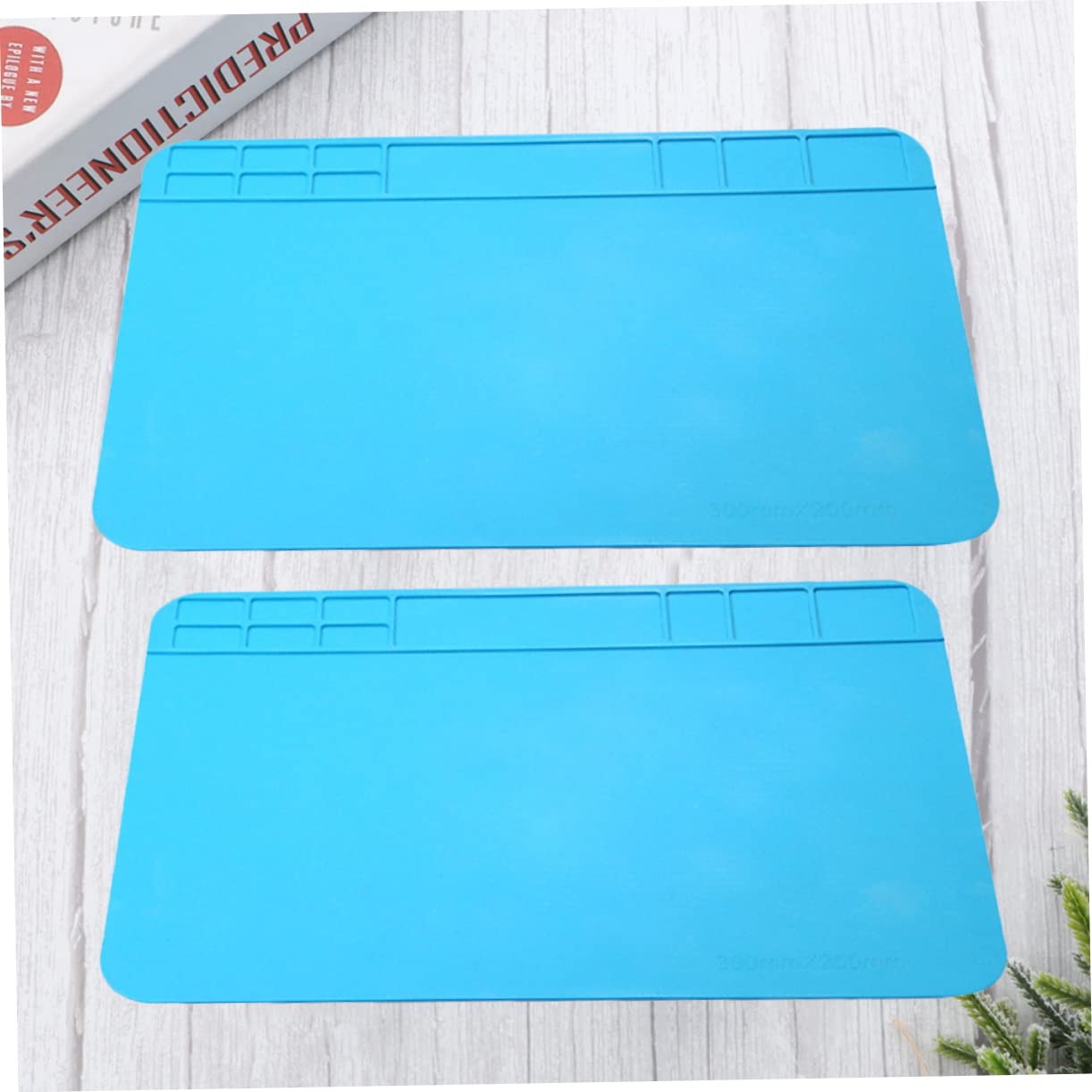 Uonlytech 26piezas Alfombrilla De Mantenimiento Silicona y Aislante Térmico Pad De Trabajo Para Reparaciones De Componentes Pequeños Para Organización De Tornillos y Móviles