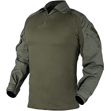 IDOGEAR Men G3 Combat Shirt with Elbow Pads Rapid Assault Long Sleeve Shirt Tactical Military Airsoft Clothing