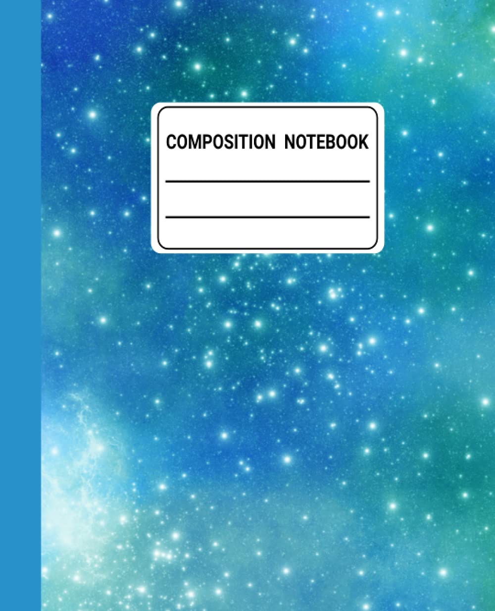 Galaxy Hand writing Practice Notebook Journal for students kids girls and teens.: Blue sky hand writing practice Notebook for children toddlers girls for school and home writing.