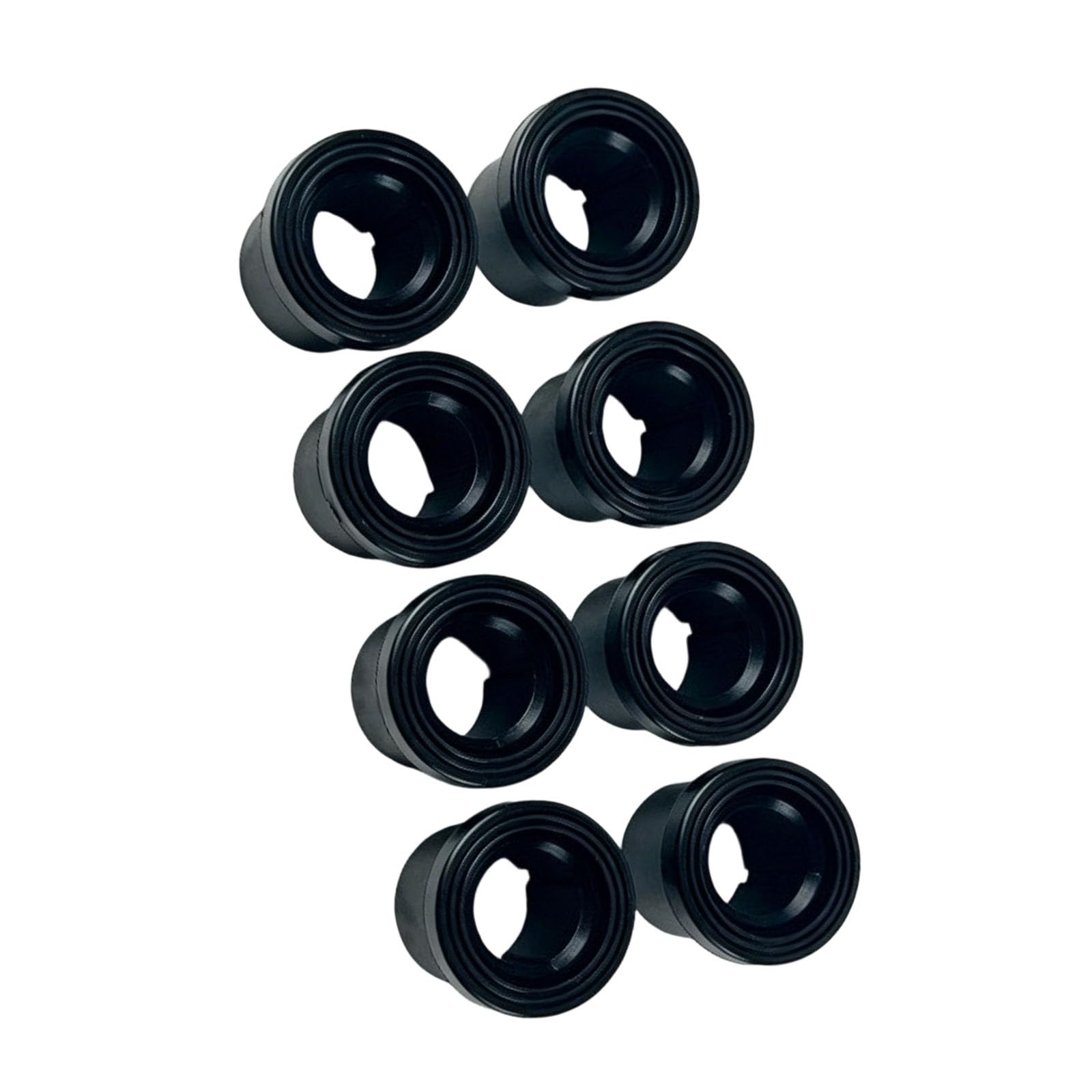 of 8 Suspension Bushings for Utility Vehicles and Tractors Proper Size Construction Shock Reduction Flanged Insulator Bushing