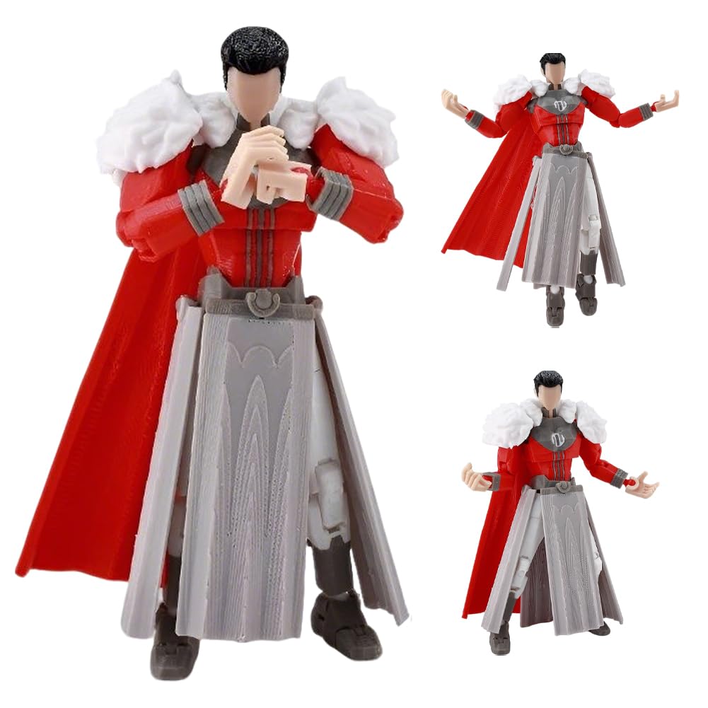 Zhongkaihua Mark Grayson Action Figure Emperor Argall/Thragg 14CM Model Joint Movable Anime Action Figures 3d Printer Decorations Collection Gifts Fans Ornaments