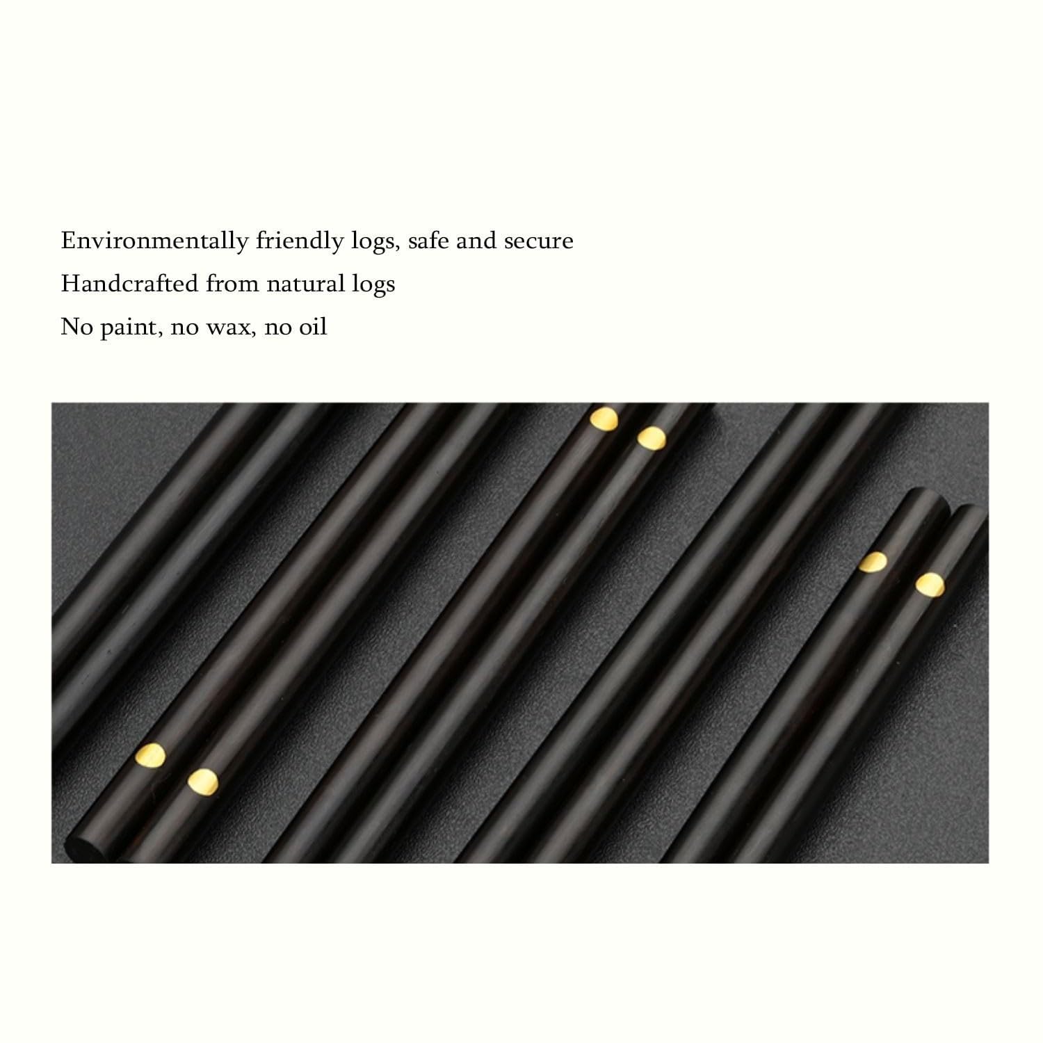 baguette japonaise cooking chopsticks Baguettes réutilisables sous les meubles de 25cm(Color:5 pairs,Size:)
