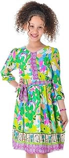 فستان للبنات من بينكي لولي بوب، مقاس 40-8 سنوات، لون اخضر