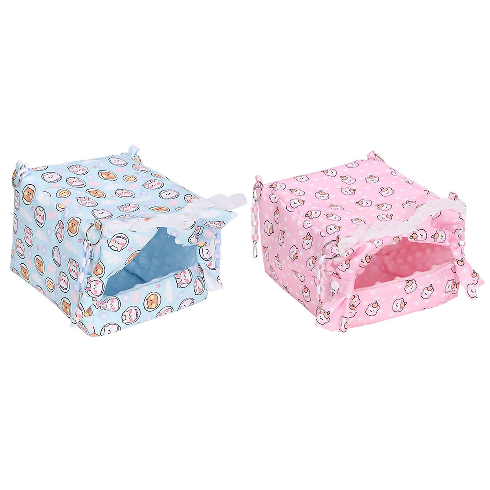 Perchoir pour oiseaux - Tente de lit pour perroquets - Fournitures de conure - Couverture en fourrure pour petits et grands perroquets - Jouet balançoire pour grands oiseaux - Perchoir pour