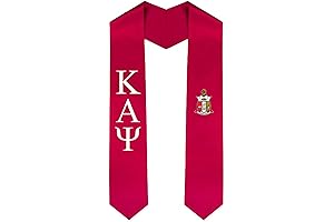 Kappa Alpha Psi Official Greek Lettered Graduation Sash Stole