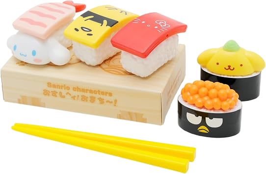 Onda Sanrio Characters, Sanrio Toy Pretend Play Set, Girls, Sushi Hei! Oomachi ! Sushi Restaurant Kurumi Pom Pom Pom