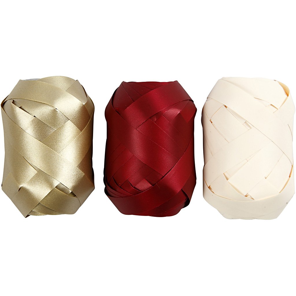 Vivi Gade 10 mm x 10 m Copenhagen Design Gift Ribbon, Pack of 3