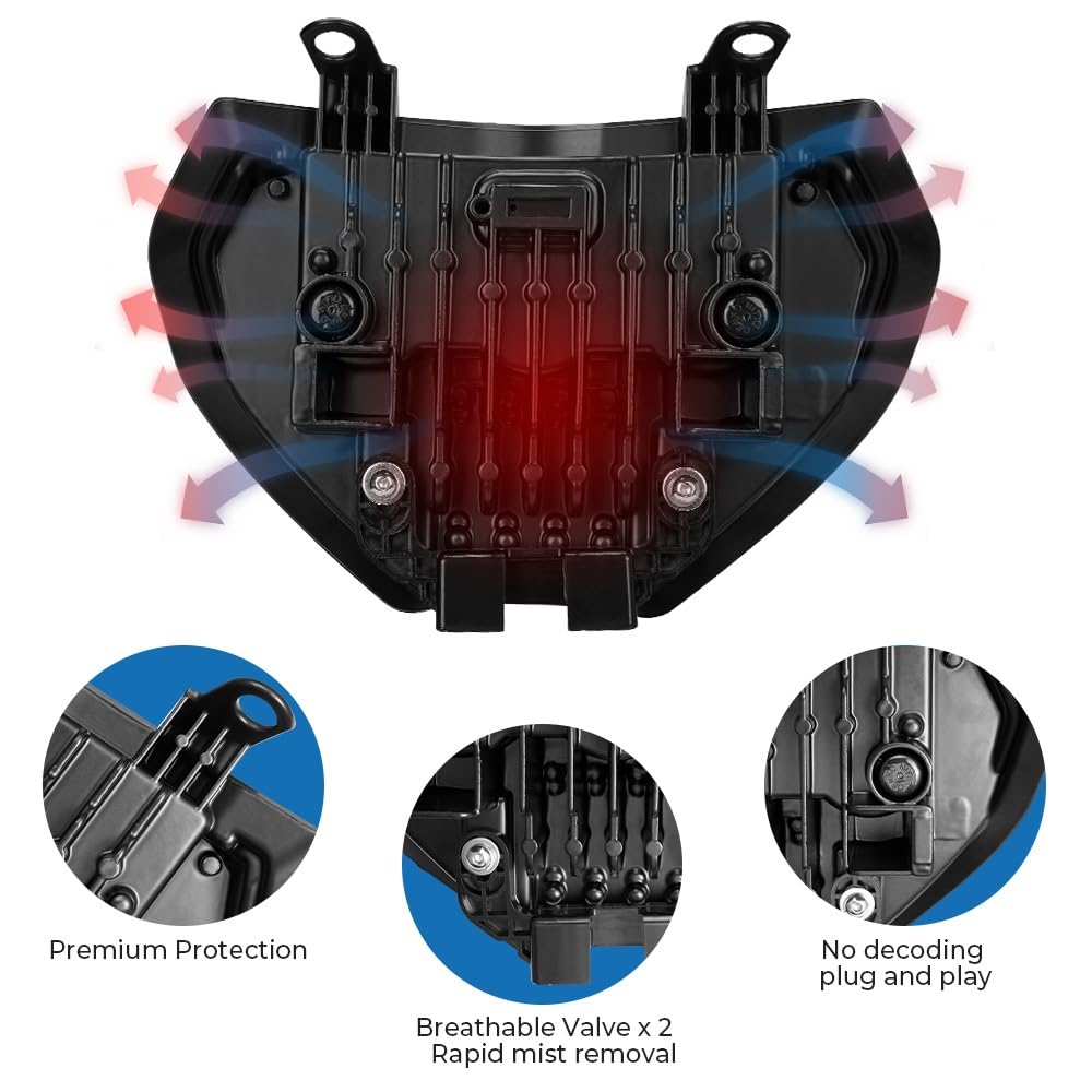 Dirt Bike przednie światła Pasuje do MT 07 MT-07 2018 2019 MT 09 MT-09 14-16 MT09 MT07 reflektor reflektor motocyklowy DRL LED montaż reflektora Dziennej Dla