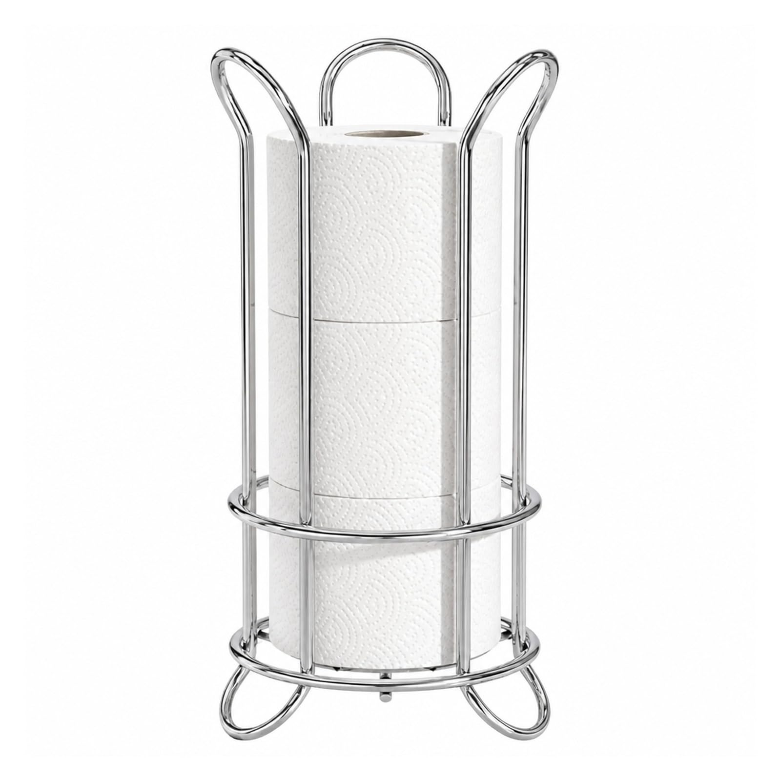 Toilet Roll Holder, Tissue Storage Rack Iron Toilet Paper Holder Stand,for Bathroom