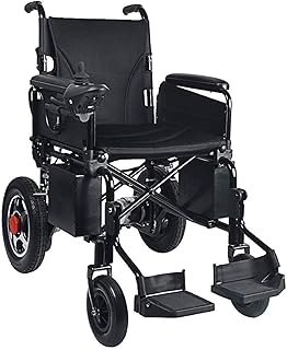 Sillas de ruedas eléctricas para adultos Silla de ruedas de rehabilitación médica, silla de ruedas, silla de ruedas plegable Accionamiento eléctrico ligero, Sillas de ruedas motorizada Scooter Conveni