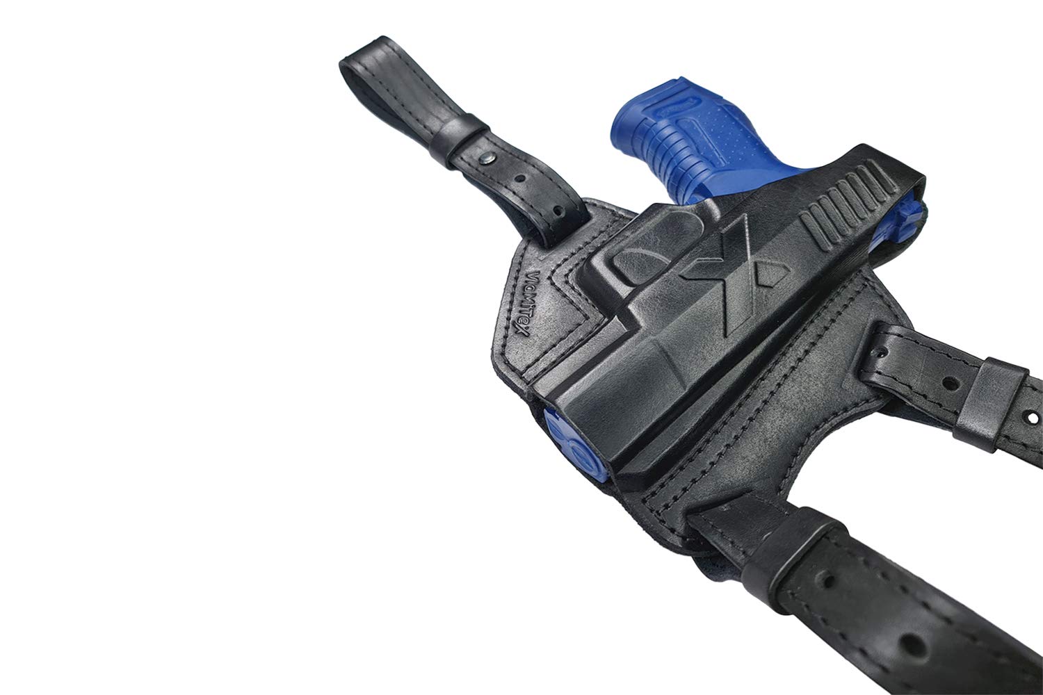 VlaMiTex S5 Fondina da Spalla in Pelle per Walther P99 / PPQ M2