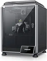Creality K1C Impressora 3D 600 mm/s Câmera Al de alta velocidade Extrusora de acionamento direto de metal com nivelamento automático adequado para filamentos de fibra de carbono
