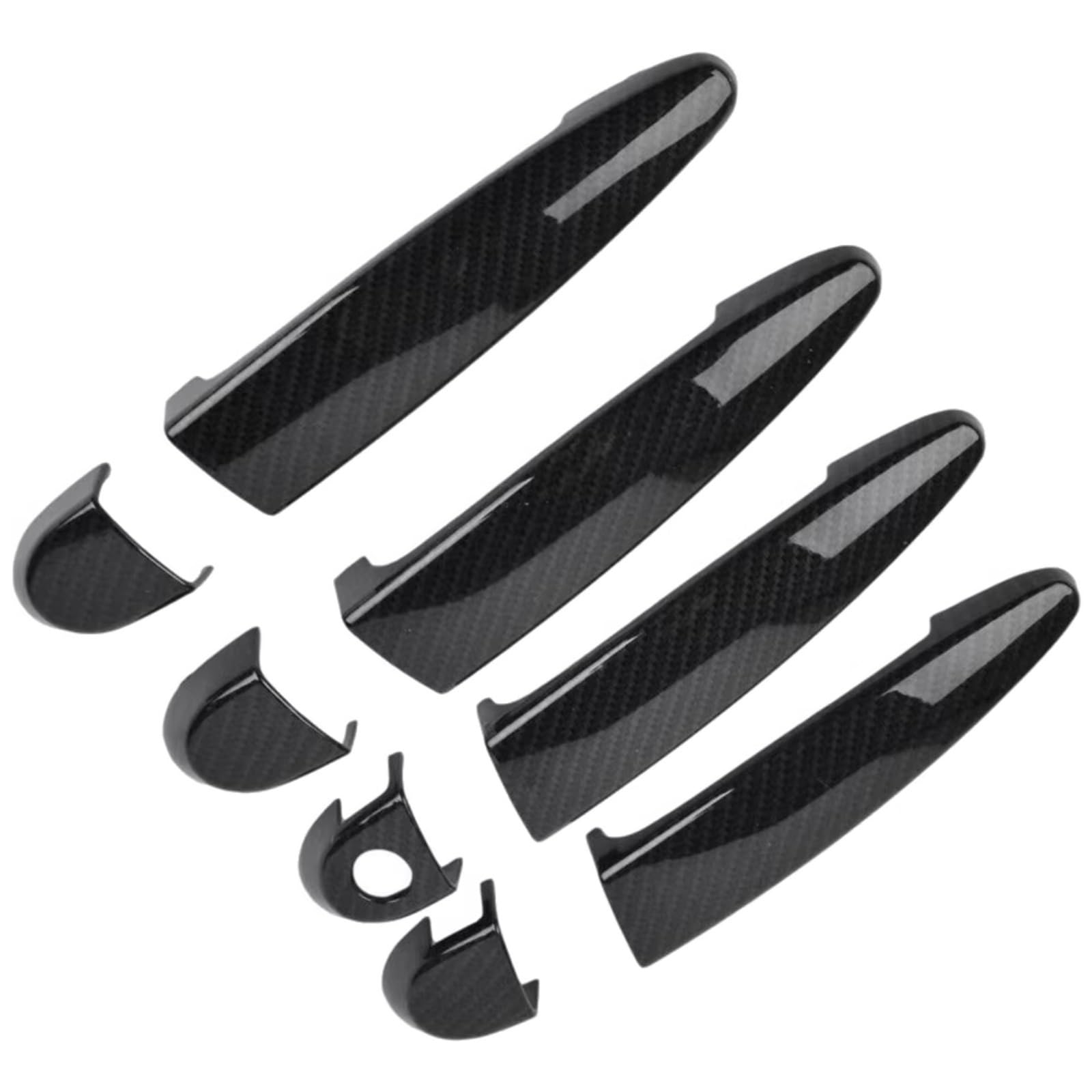 FVOIRSS Outer Door Handle Compatible with BMW M3 F80 2009-2019 for X1 2012 2013 2014 2015 Car Exterior Side Door Handles Covers Decoration Replacement
