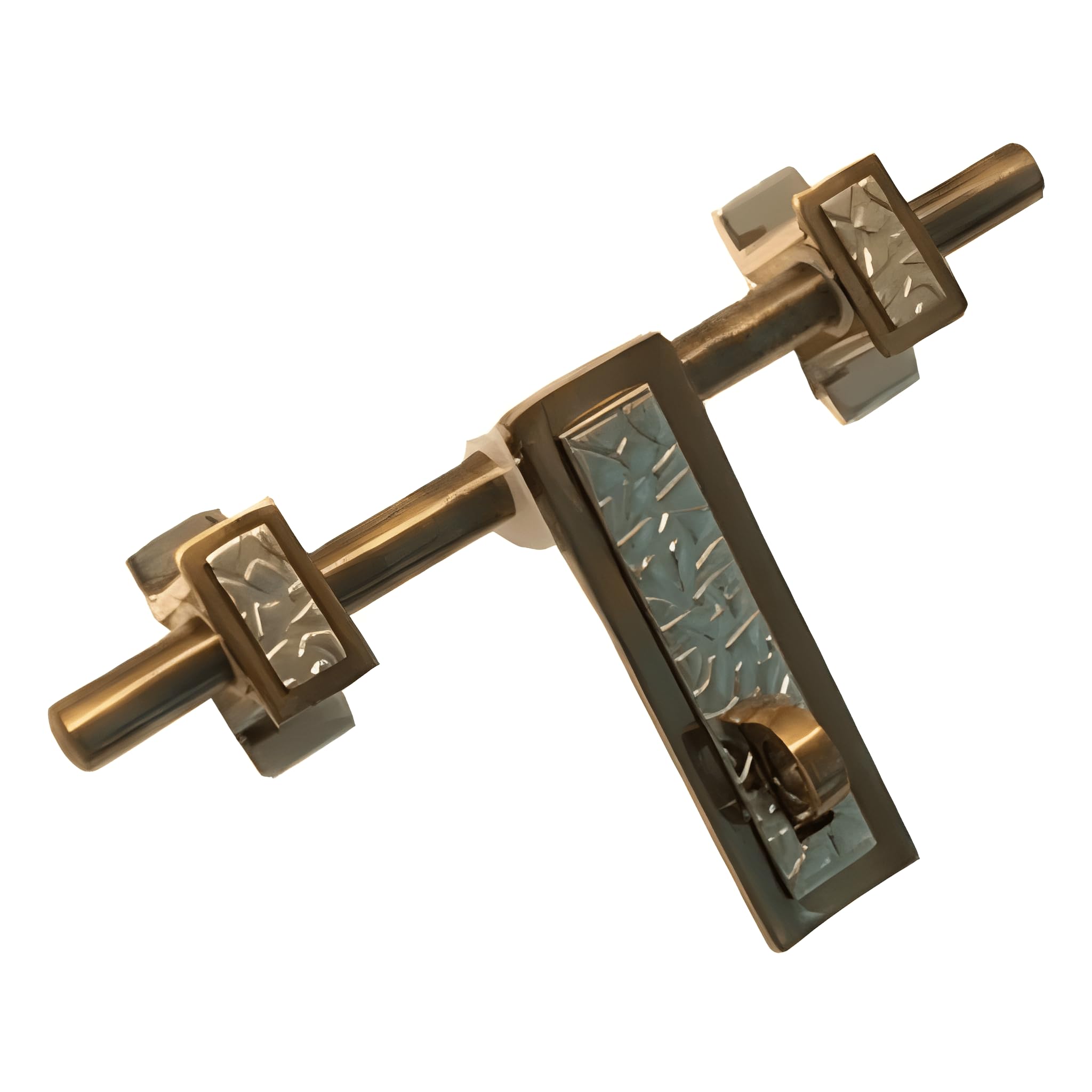 Q-SEVEN Tiger Aldrop 16MM, Heavy-Duty Construction, Smooth Sliding Aldrop, Ideal for Main Doors, Secure Locking Mechanism with Sleek Design (Antique Finish, Size - 8 in)