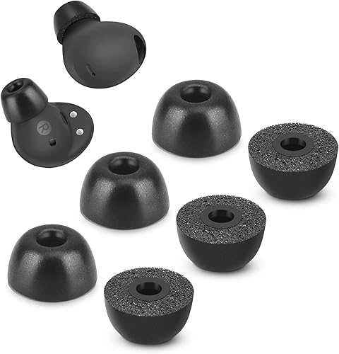 Puntas de espuma viscoelástica para Samsung Galaxy Buds 2 Pro, sin dolor de silicona en las orejas, almohadillas de repuesto antideslizantes, cabe