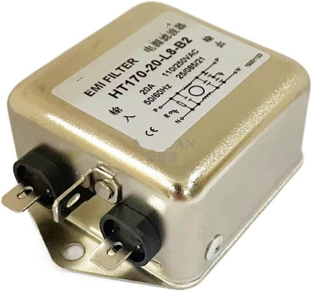 AC Power Filter HT170-10-L8-B2 Single-Phase Anti-electromagnetic Interference Device(HT170-10-L8-B3)