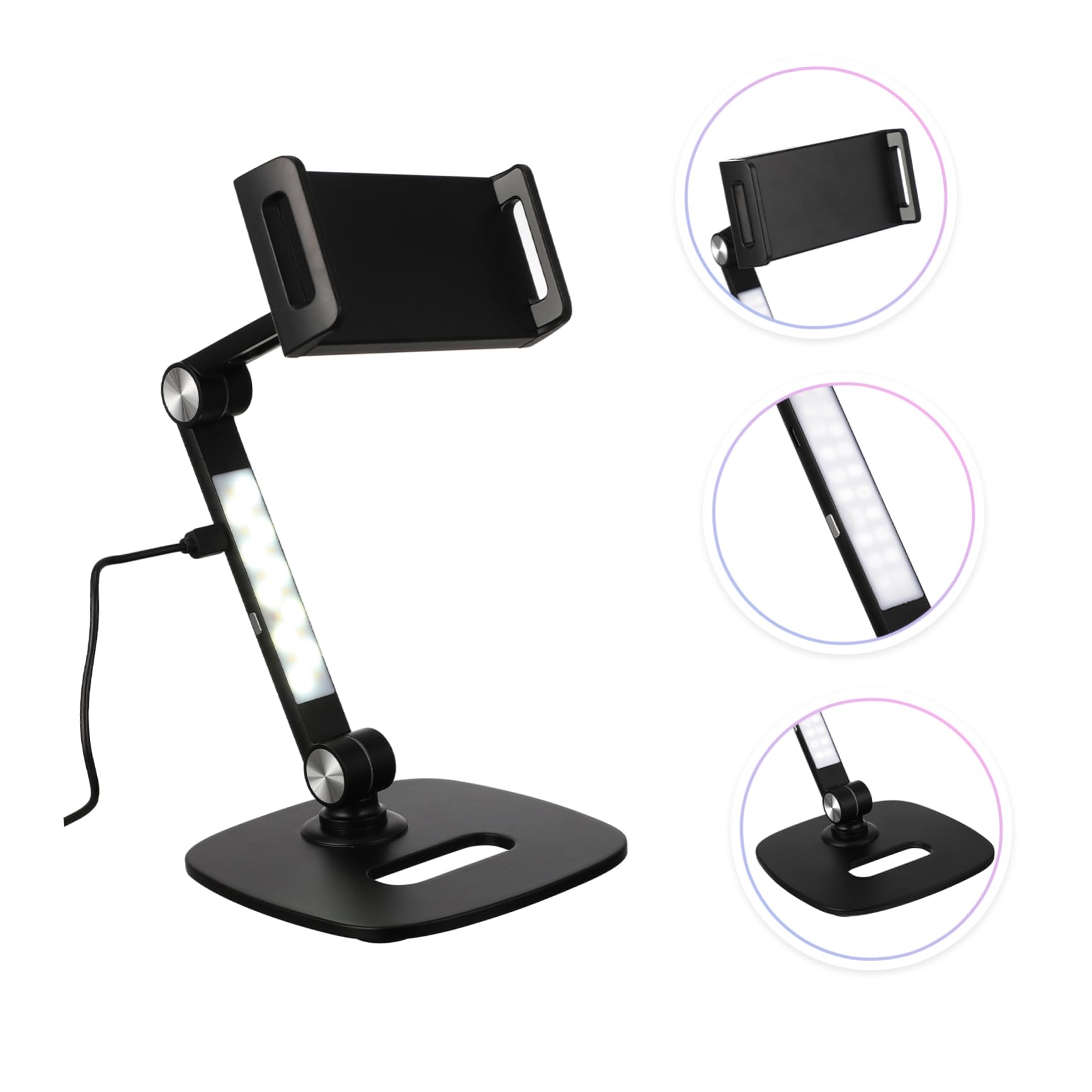 1juego Soporte para Tabletas y Teléfonos Móviles Soporte De Escritorio Portátil De Compatible Dispositivos para Videoconferencias y Clases Línea