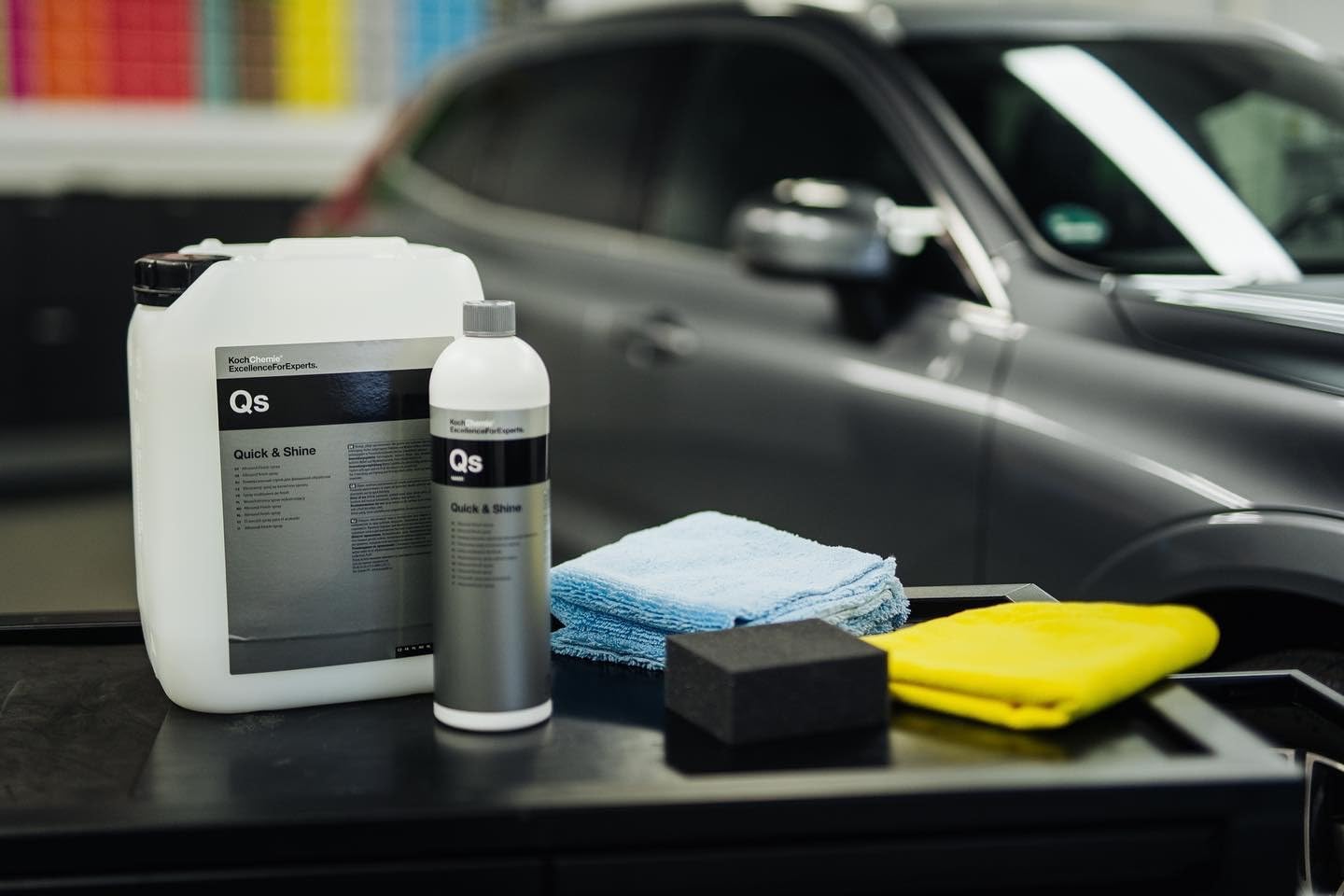 Koch Chemie Qs Quick & Shine Allround-Finish 10 Liter für Lack Fahrzeuginnenraum Edelstahl