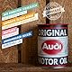 Nostalgic-Art Retro Spardose, 600 ml, Audi – Original Motor Oil – Geschenk-Idee für Audi-Zubehör Fans, Original Lizenzprodukt (OLP), Sparschwein aus Metall, Vintage Blech-Sparbüchse