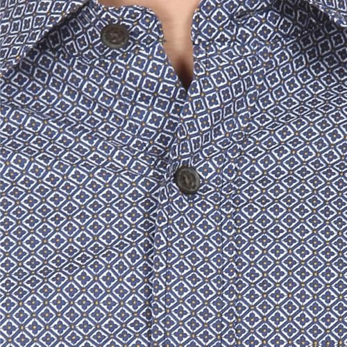 Image of US Polo Association Men's Solid Regular Fit Button Down Shirt (USSH6039H Grey, Blue and Red 3XL)