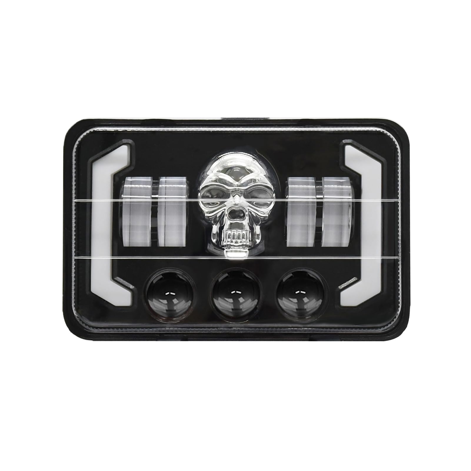Phare de voiture LED rectangulaire Shkalacar avec faisceau H4651 - 8