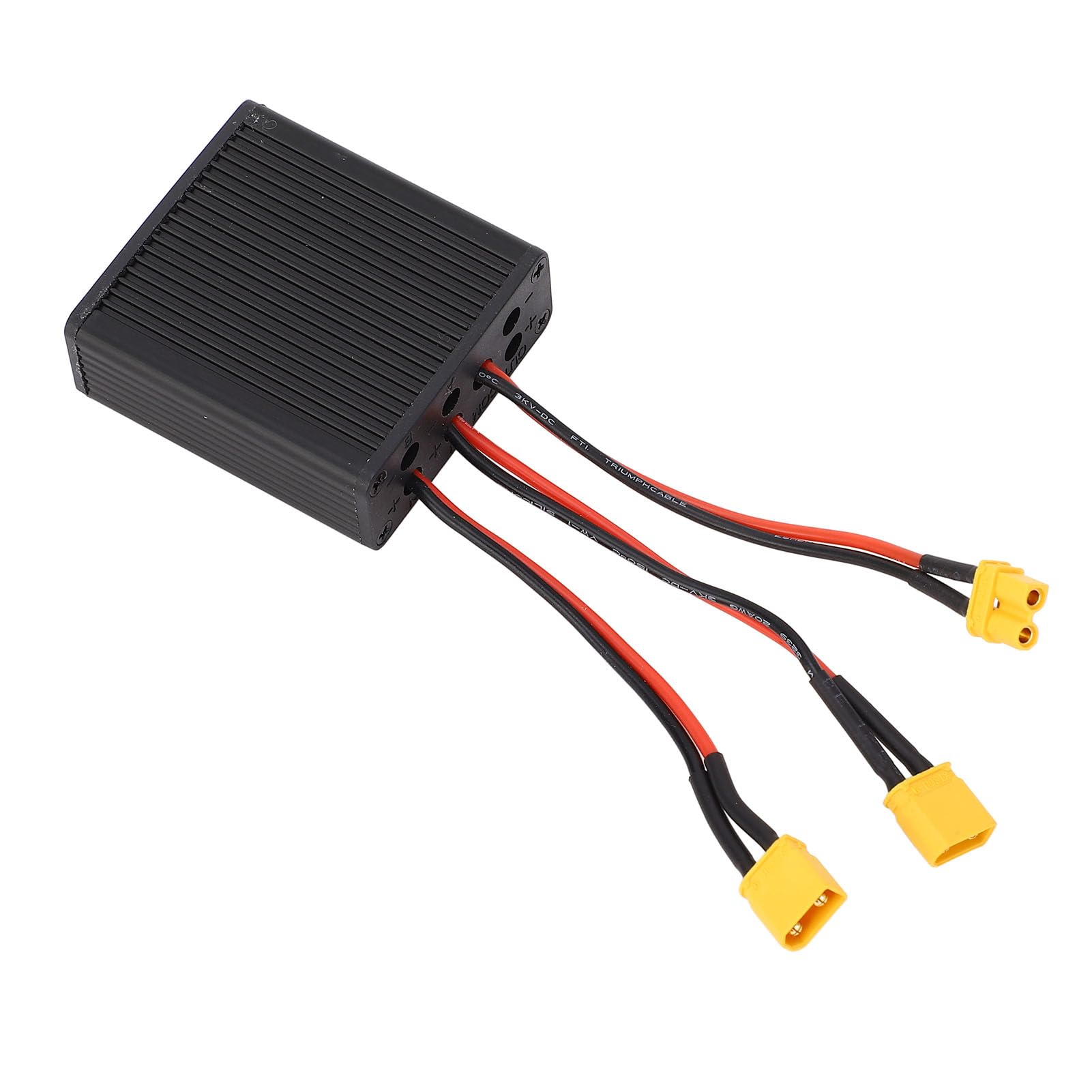Convertidor de Descarga de Batería Doble para Bicicleta Eléctrica, Adaptador de Módulo Paralelo de Batería Dual 20 V-72 V (20 A), Interfaz XT30U, Hecho de ABS de Primera Calidad