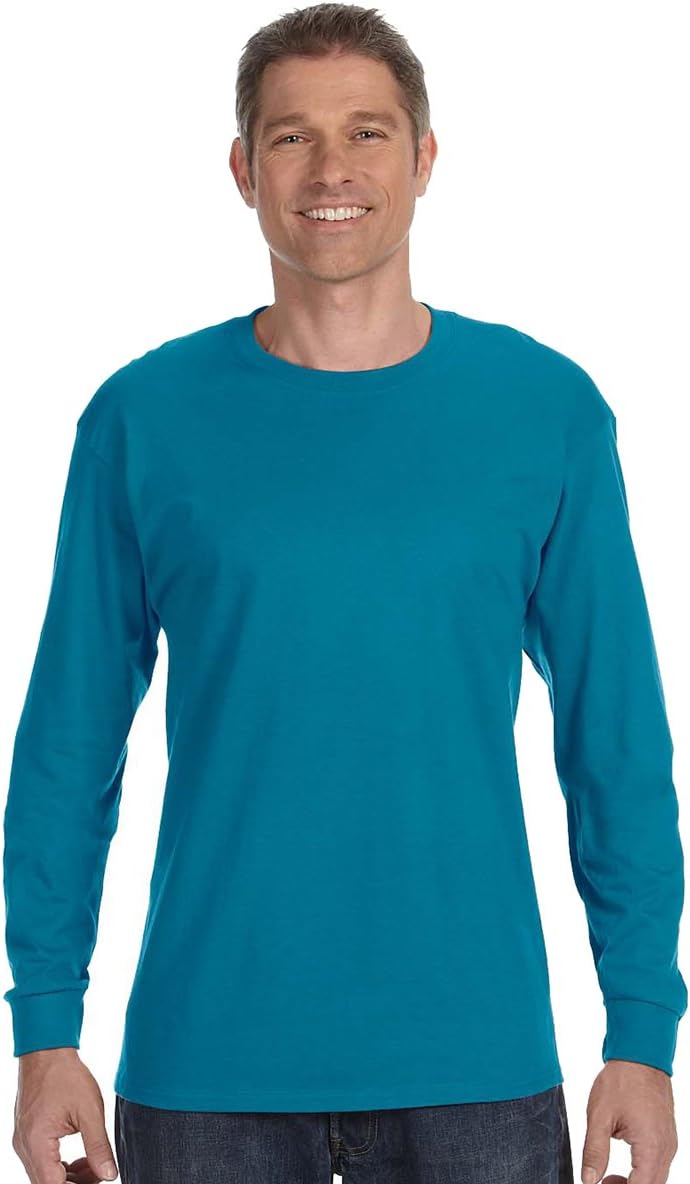 Jerzees 5.6 oz. 50/50 Heavyweight Blend Long-Sleeve T-Shirt