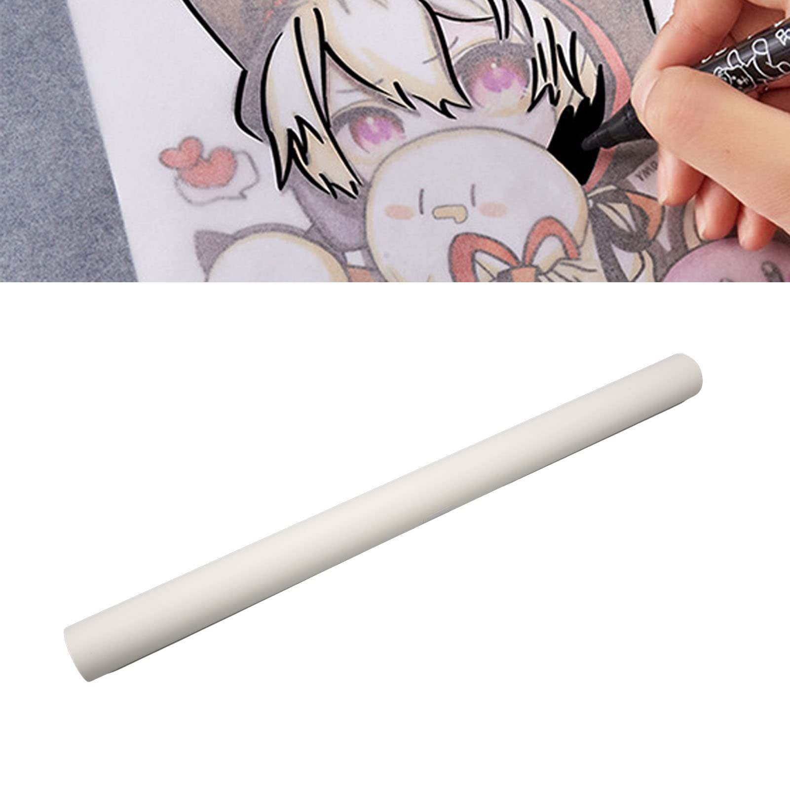 Papel de patrón translúcido de alta absorbencia, 24 pulgadas de ancho, ideal para artistas de diseño (62cmx46m)
