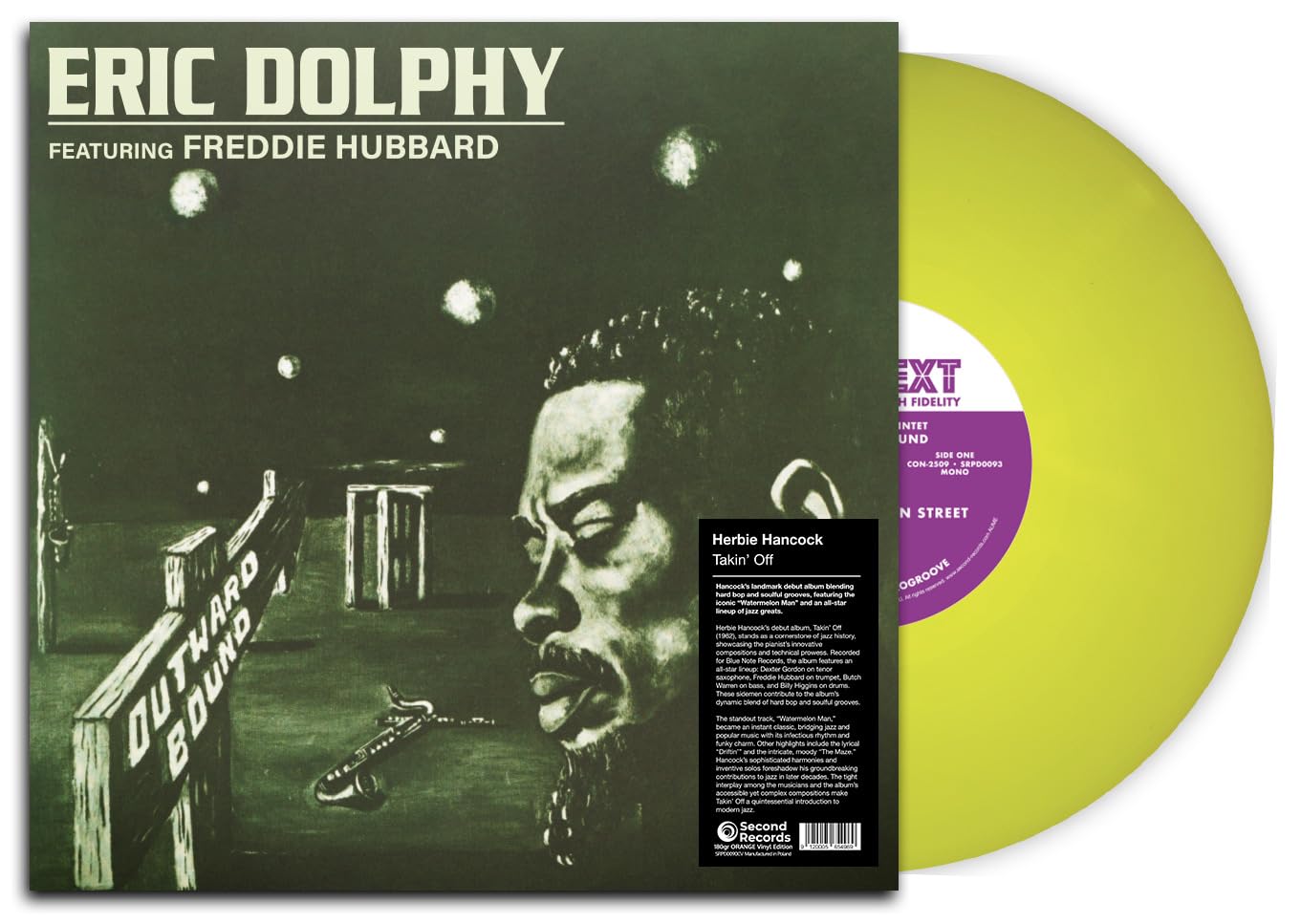 Eric Dolphy Outward Bound (transparent Lime Vinyl) LP New 9120005655058