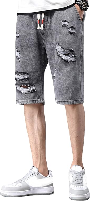 Distressed Trendy Jean Short-Pant 