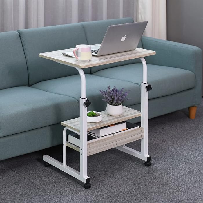 Buy Emall Life Tray Table, Adjustable Sofa/Bed Side Table Portable Desk