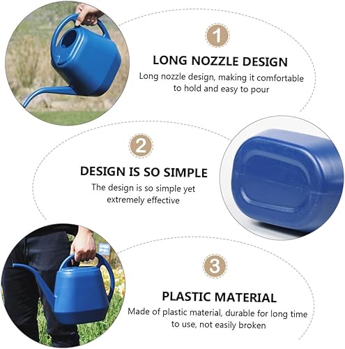 Miniatura 2 de Regadera de gran capacidad para plantas de interior Rociador de boquilla larga oscura