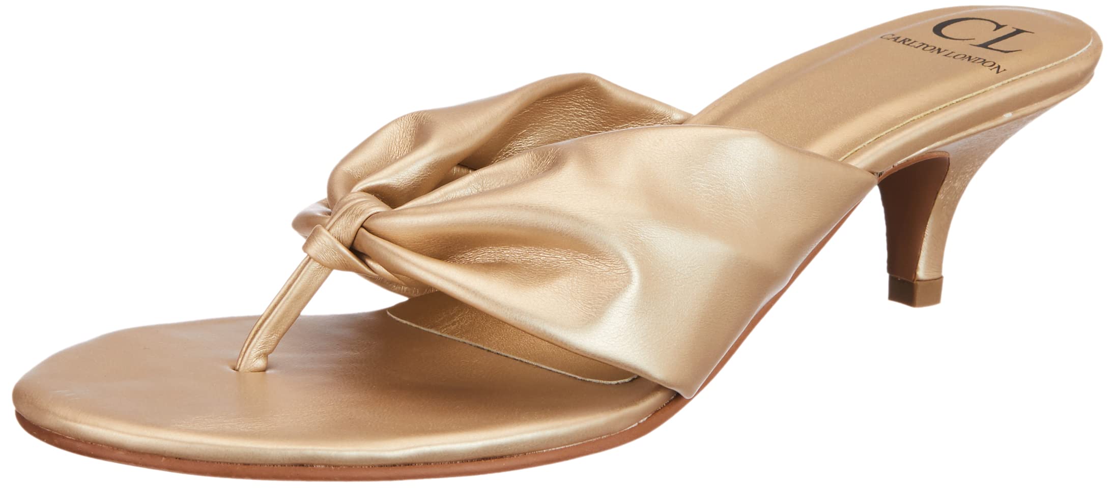 Carlton London Womens Gold Heeled Sandal-5 Kids UK (CLL-6615) (B0B638F3Z3) Amazon Price History, Amazon Price Tracker