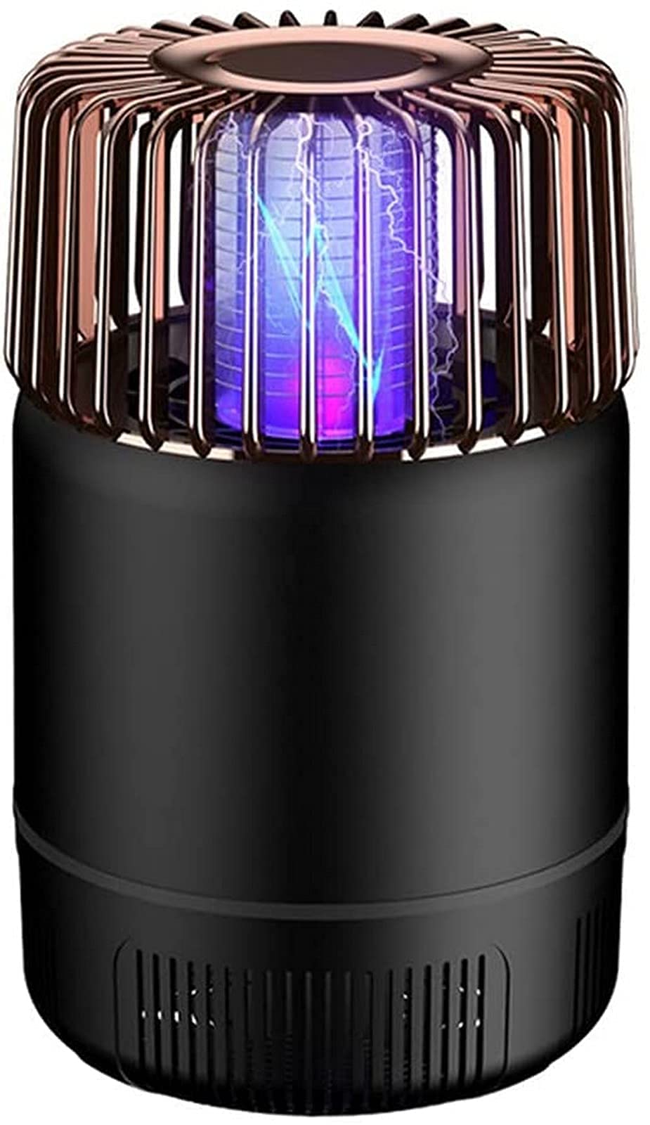 Lampada elettrica per Uccidere la zanzara, 365Nm LED UV Bug Forte Vento Anti zanzara Trappola per Mosche USB per Esterni, Interni e Giardino (Bianco)