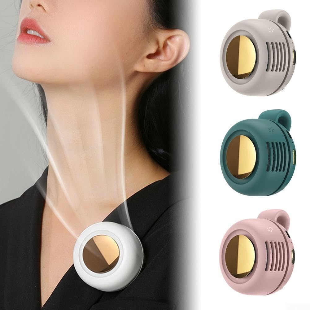 Ventilateur USB à clipser, avec direction de l'air réglable et trois vitesses de vent, conçu pour les voyages en plein air et une utilisation quotidienne (blanc)
