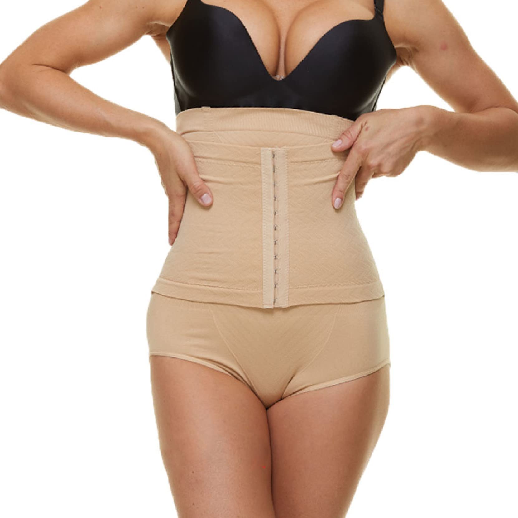 ISCBAFYX Body z funkcją treningu talii, push up, unoszą pośladki, figi wyszczuplają brzuch, spodenki modelują ze stali szydełkowej
