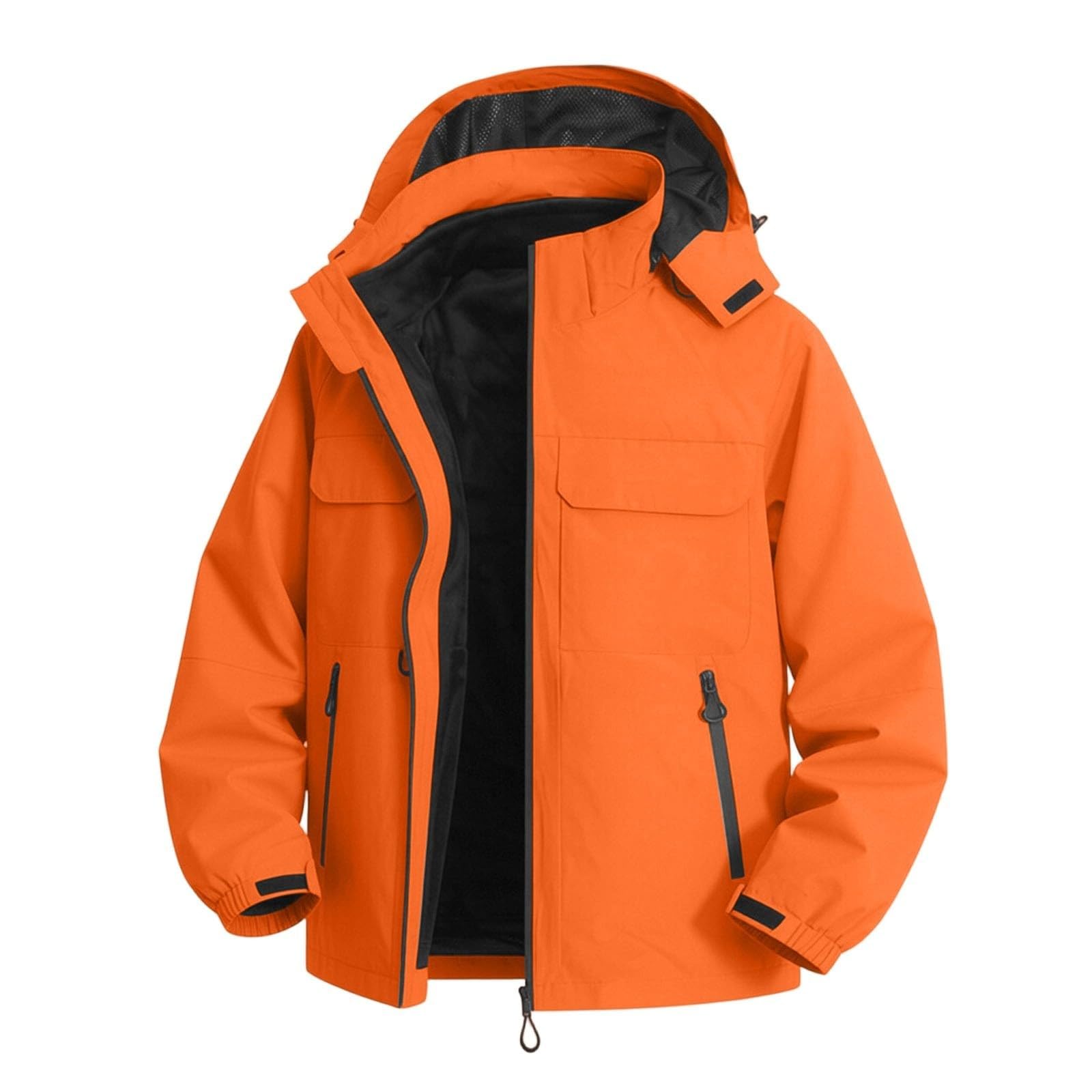Giacca sportiva da uomo impermeabile con cappuccio