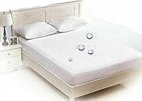 Vista 1 de Protector de colchón de plástico de vinilo estilo sábana ajustable cubierta de colchón impermeable transpirable - Protección contra mojar la cama