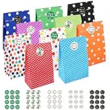 bolsas papel kraft con ventana df 🎉El fondo cuadrado hace que esta bolsitas para chuches se pueda colocar sola y empaquetar fácilmente. Puede usar estas bolsas pequeñas para envolver dulces, regalos u otros artículos pequeños, no solo como bolsas de regalo, sino también perfectas para proyectos de arte y manualidades
