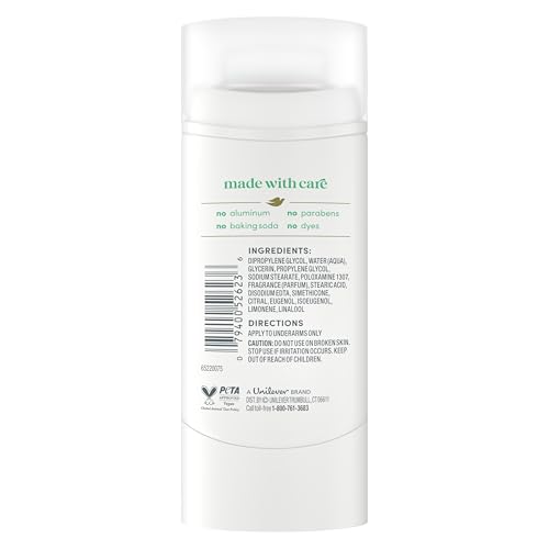 Dove Deodorant Stick Ginger Lime Aluminum Free 2.4 oz - image 2